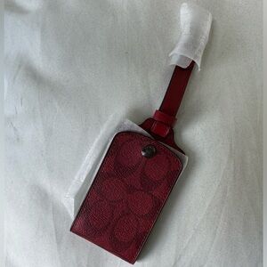 Coach Luggage Tag